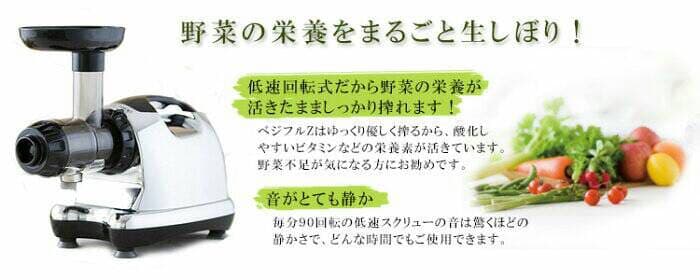 低速回転式ジューサーベジフルＺ ＺJ-B２－Ｚ