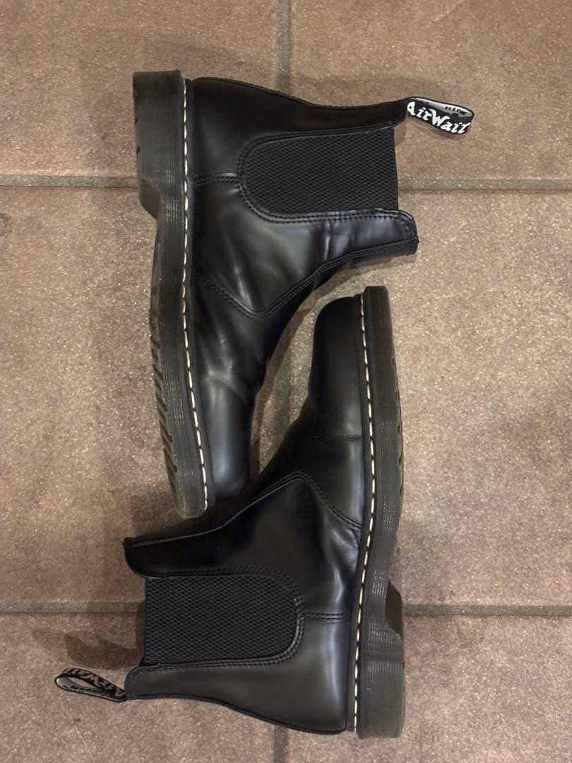 Dr.Martens ホワイトステッチ　チェルシーブーツ