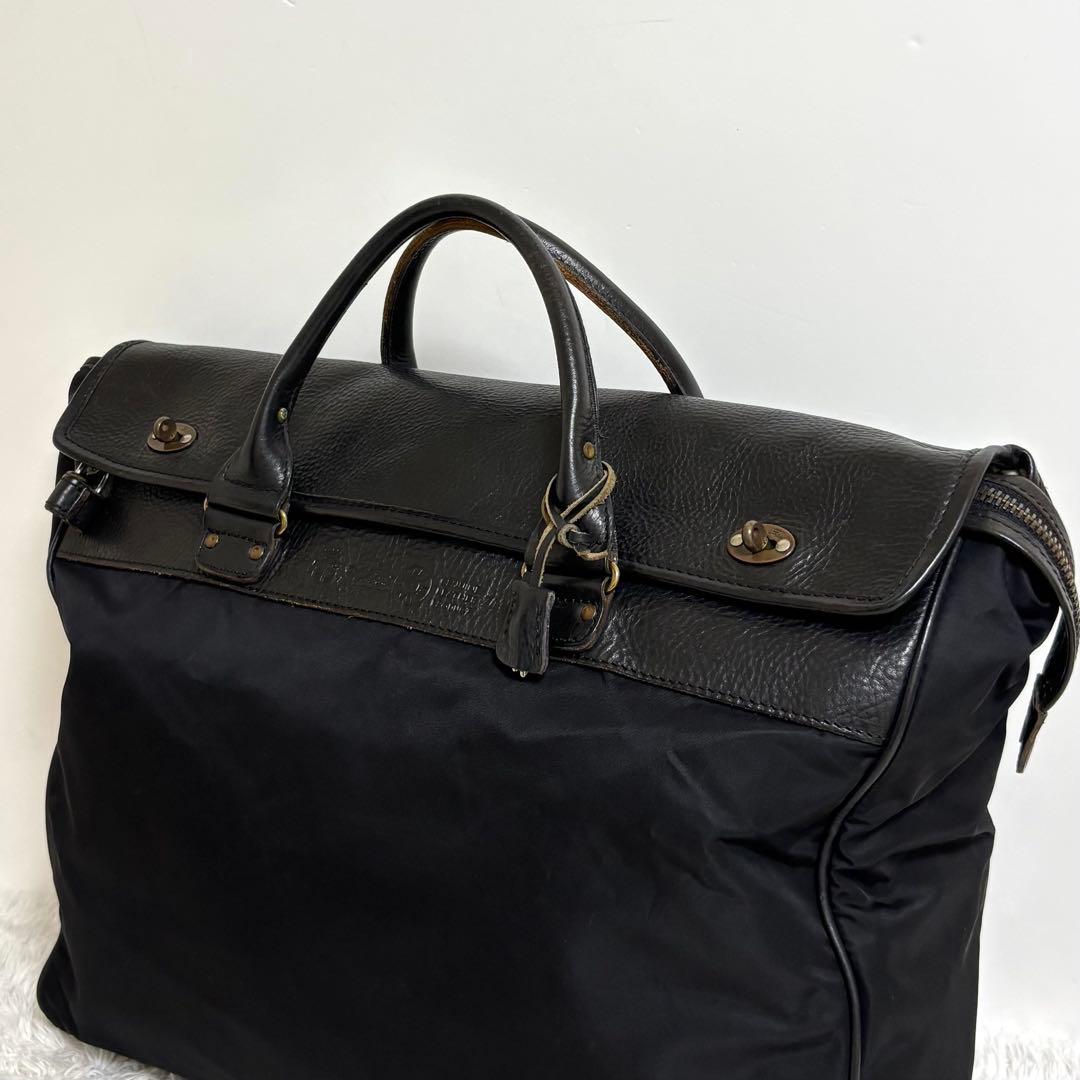 フェリージ ブリーフケース ショルダーバッグ 2way ターンロック ブラック