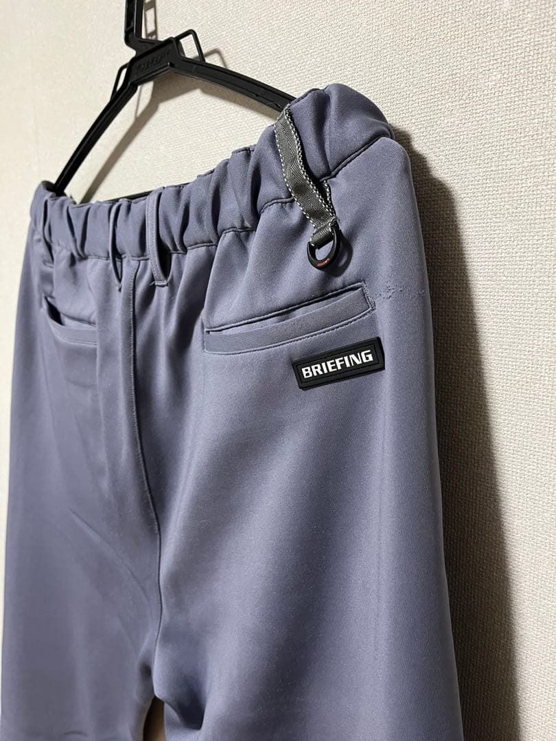 ブリーフィング 3Dロゴスリムパンツ Mサイズ グレー BBG231M16
