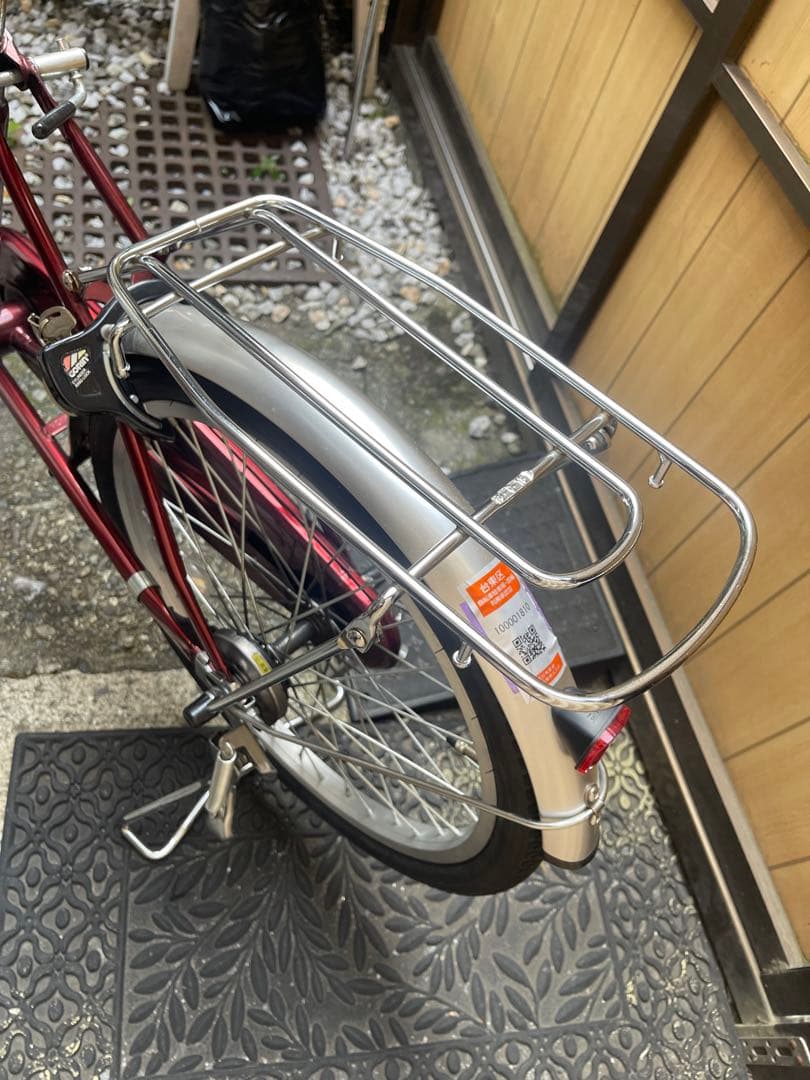 低床フレーム 高齢者 小柄な方Amourシティサイクル バーガンディ 20インチ