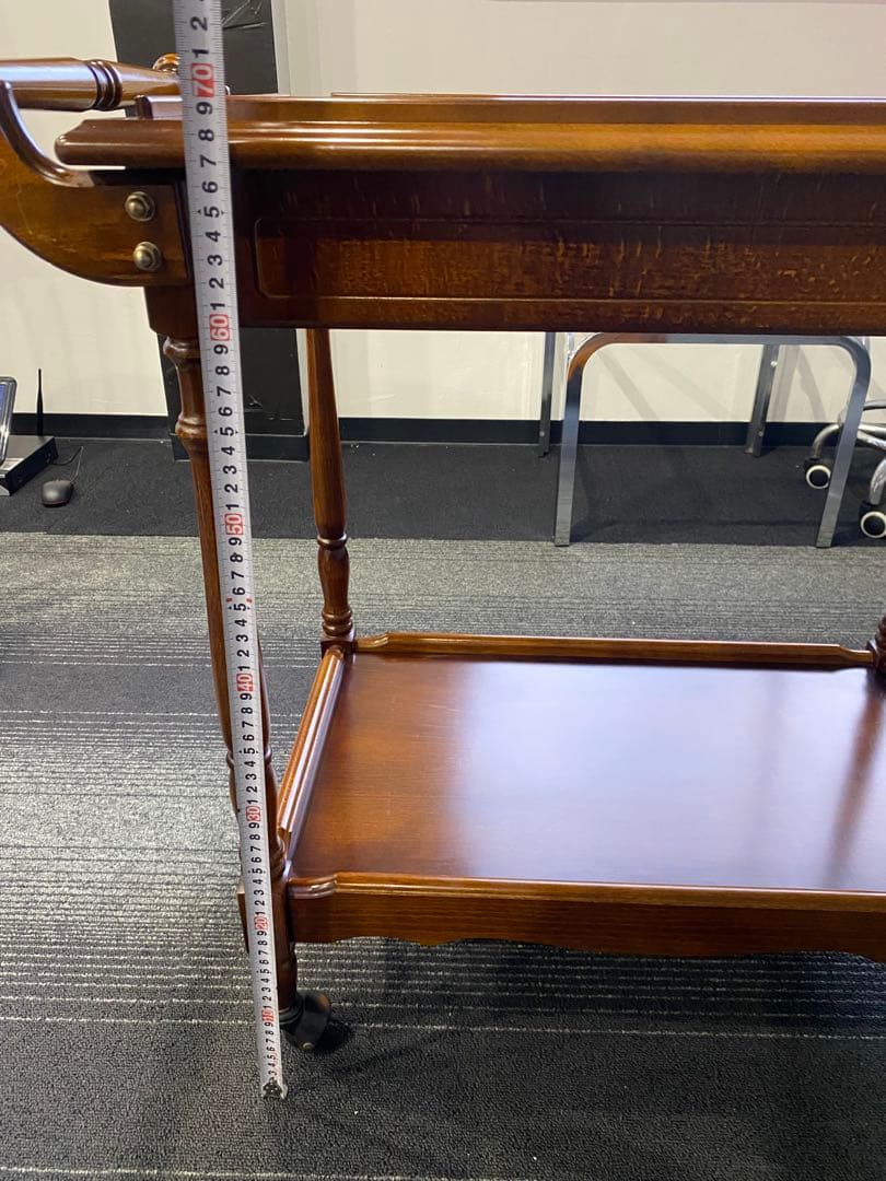 カリモク　キッチン　ワゴン　レトロ　オールド　ヴィンテージ アンティーク