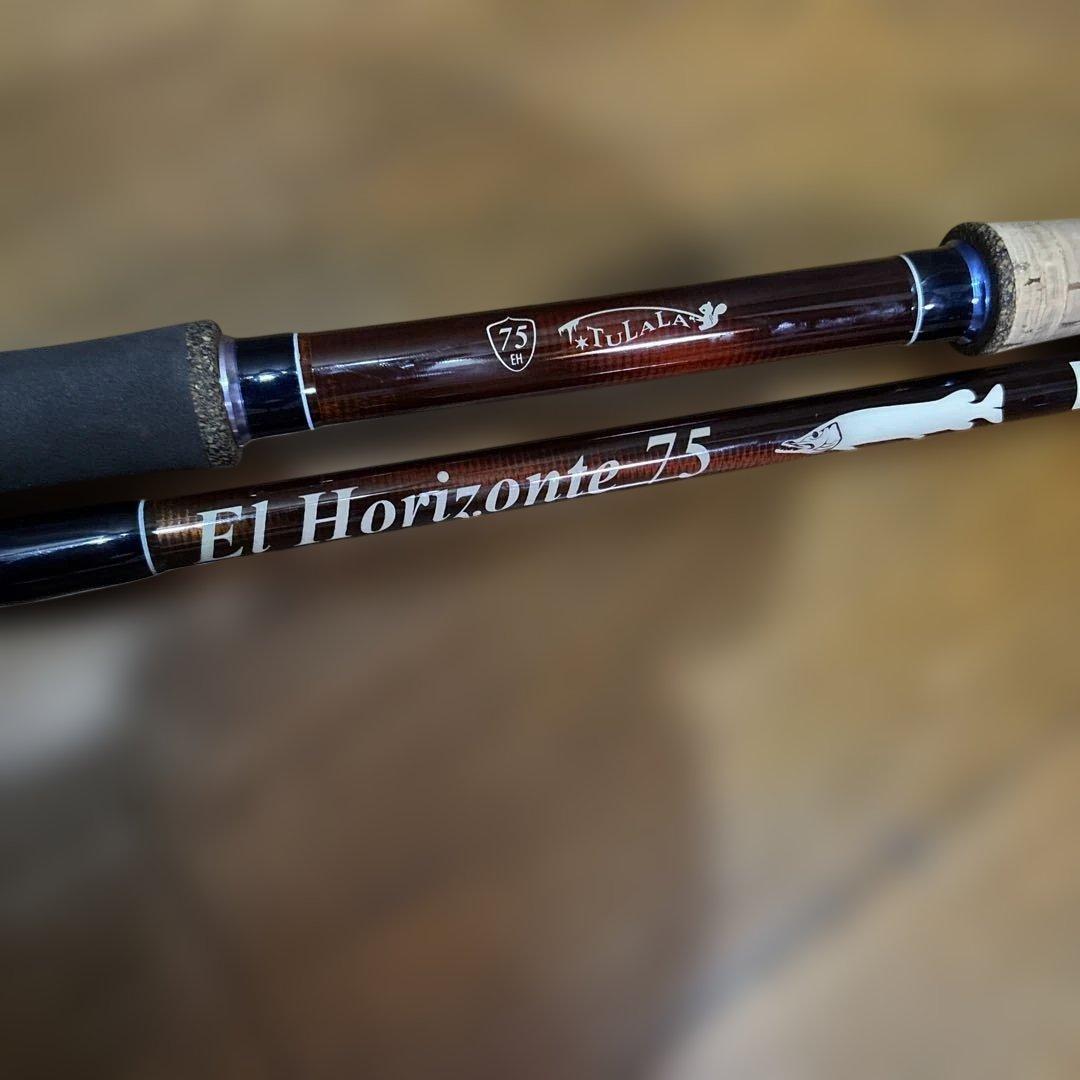 ツララ　エルホリゾンテ75 ダイワ タトゥーラTATULA TW400 セット