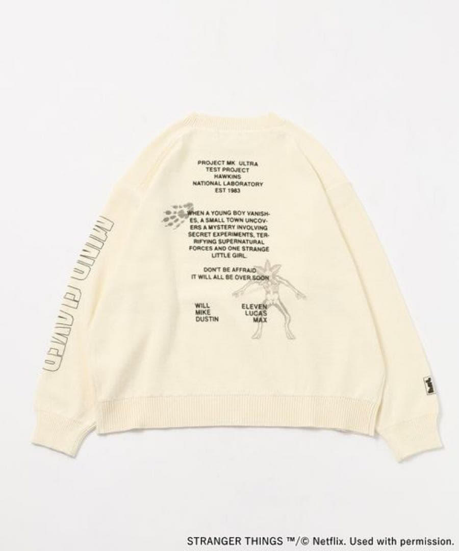 ストレンジャーシングス　 niko and ニコアンド　アソートモチーフニット