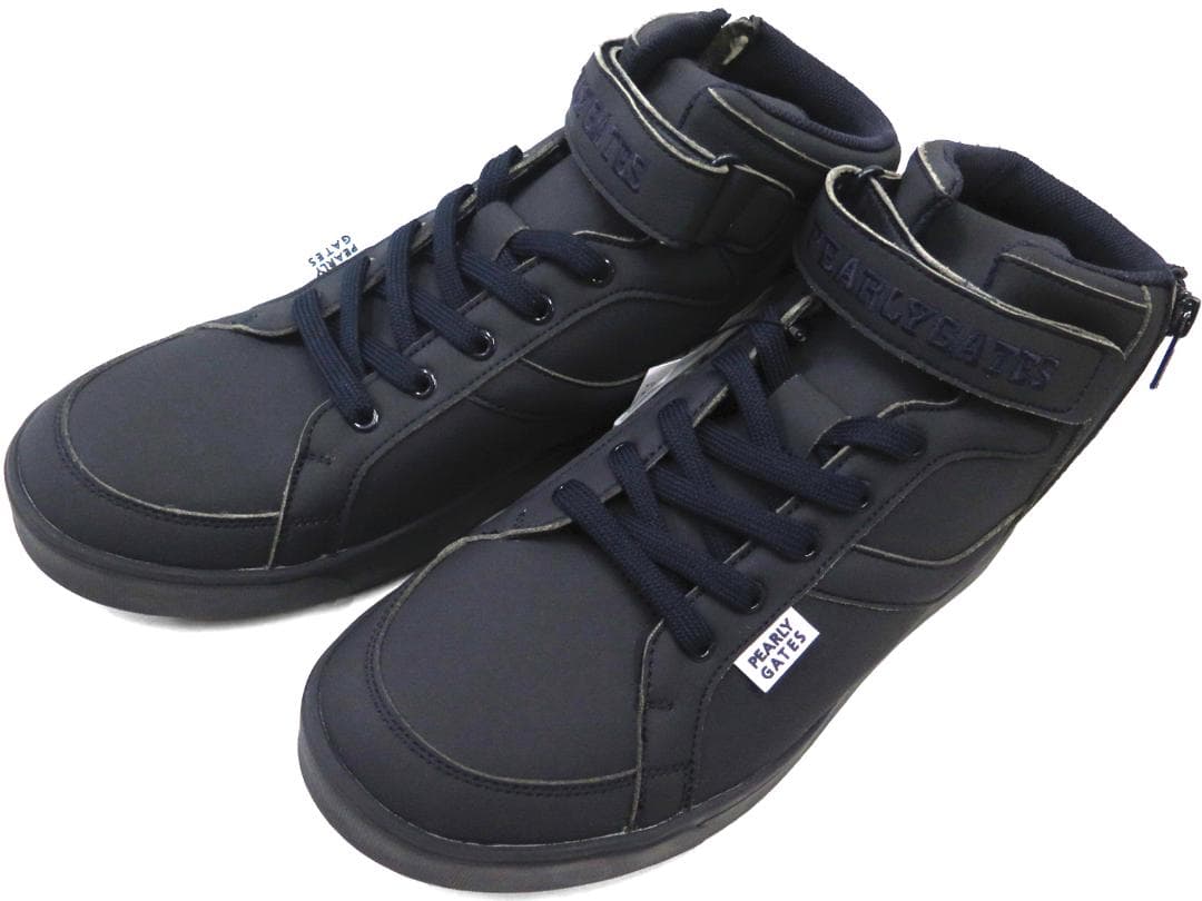 展示品●パーリーゲイツ●ミドルカット　ソフトスパイクゴルフシューズ　25.5cm