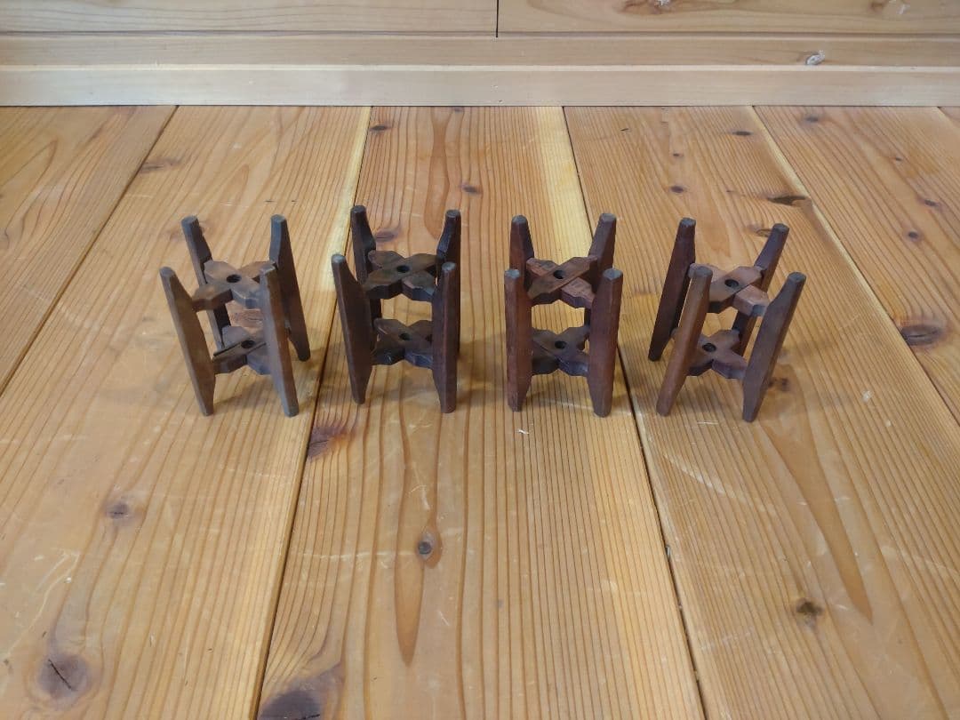 古民具　古道具　一斗桝と糸巻のセット　昭和レトロ　アンティーク