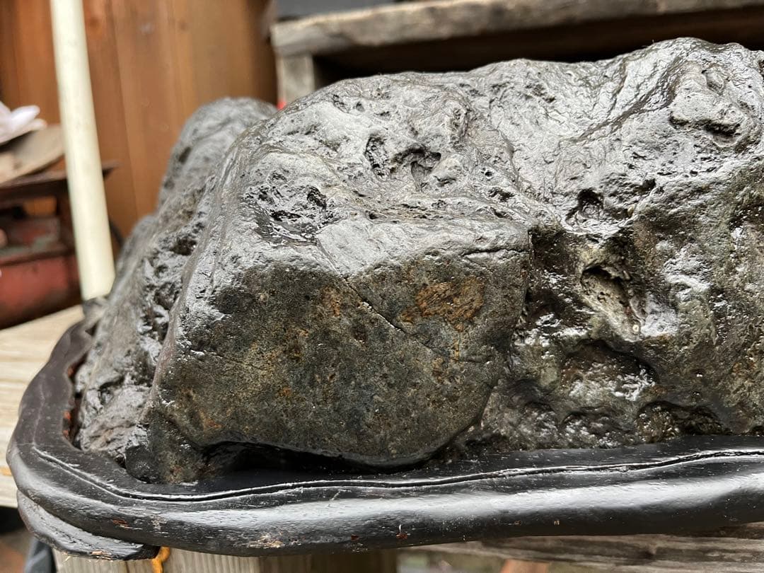 特大鑑賞石、60センチ、幸太郎石、幸太郎石台座付き、盆景石、盆石、水石、