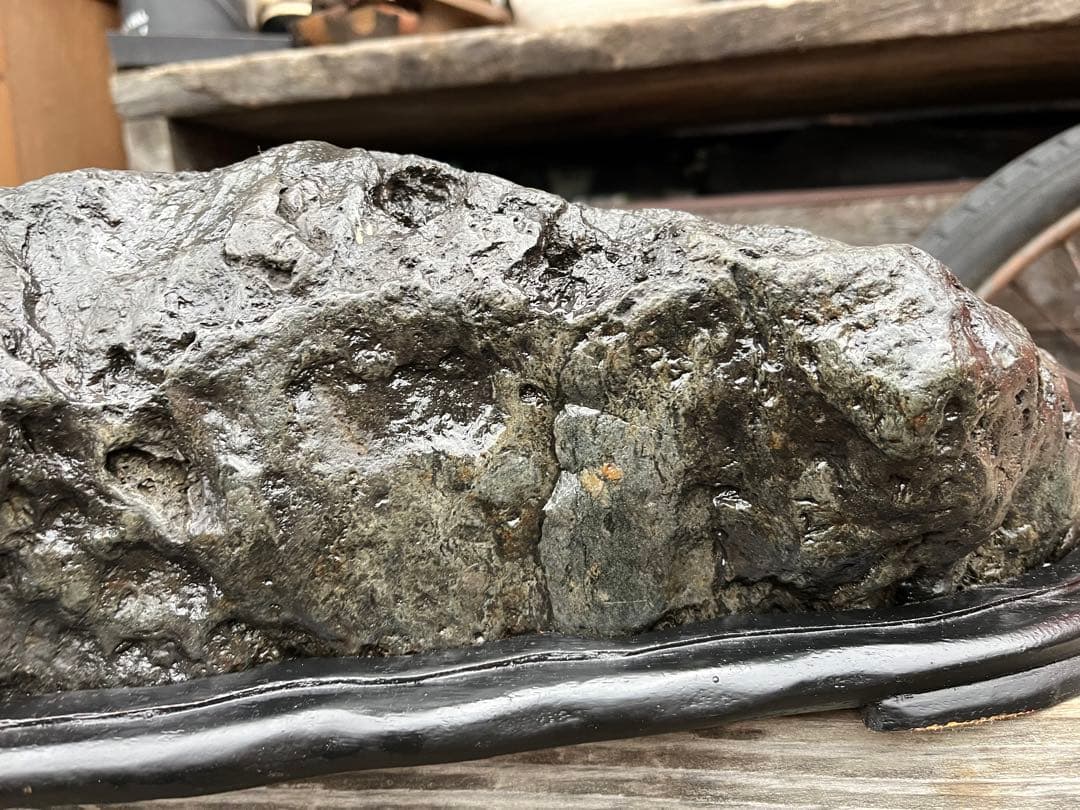 特大鑑賞石、60センチ、幸太郎石、幸太郎石台座付き、盆景石、盆石、水石、