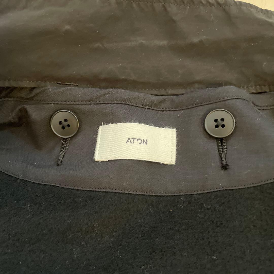 【24AW】ATON AIR WHEATHER SHORT MODS ブラック2