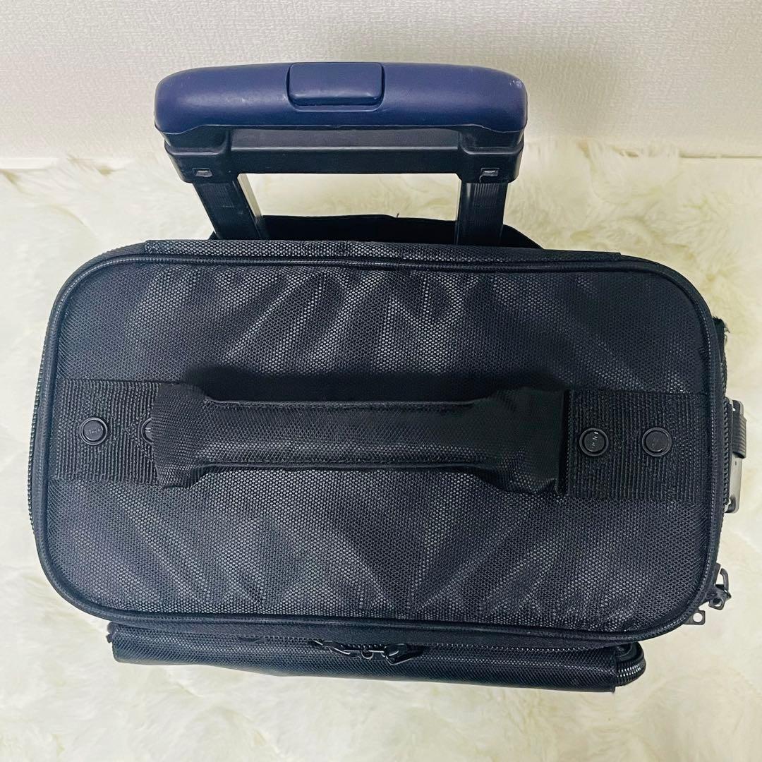 UDGレコードバッグ キャリーカート内蔵 Black インナーOrenge