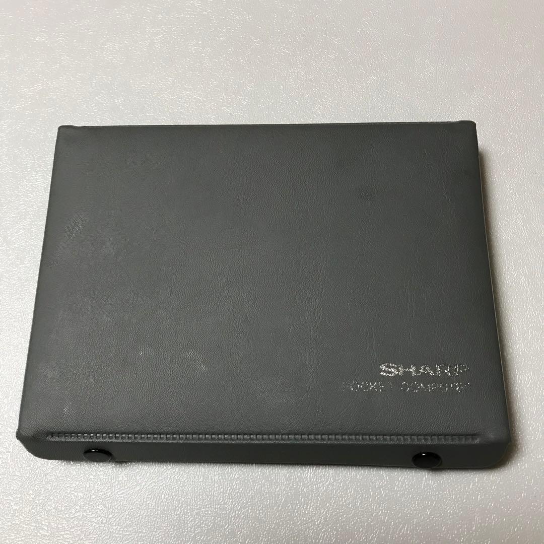 SHARP PC-1262 CE-125S ポケットコンピュータ　カバー付き