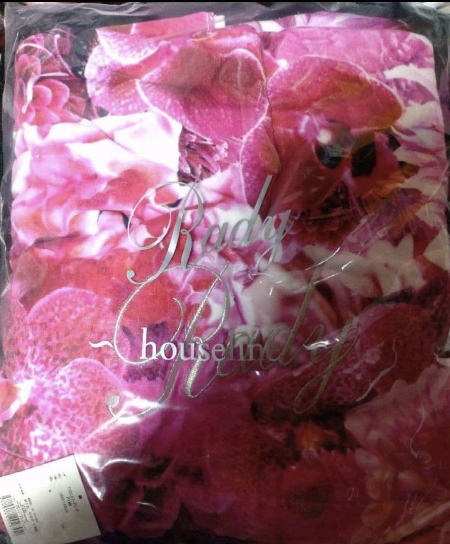 Rady　rady　リゾフラ　リゾートフラワー　タオルケット　シングル　ホワイト