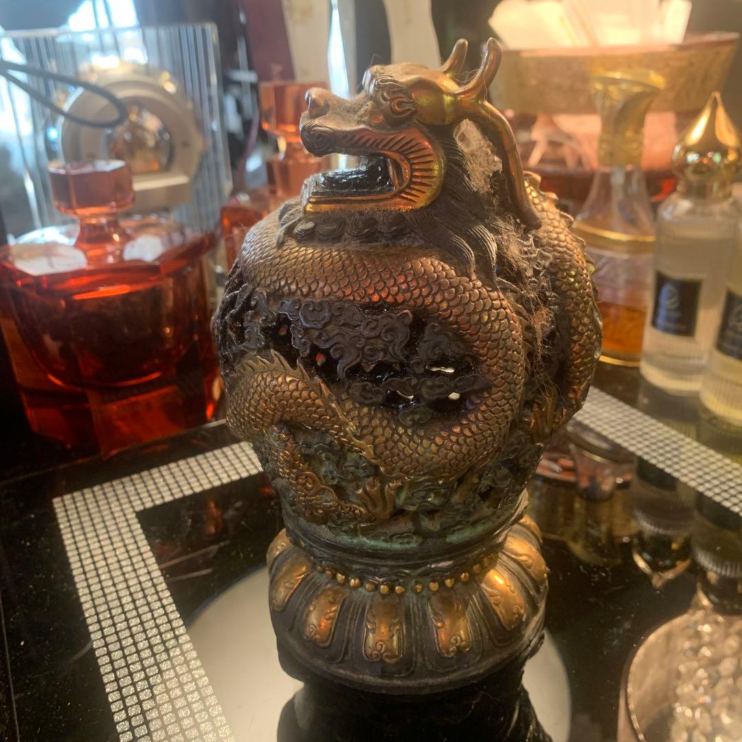 大明宜徳御製　龍　香炉