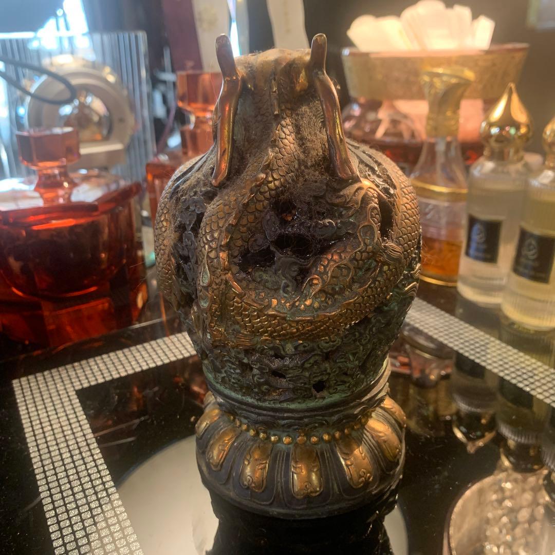 大明宜徳御製　龍　香炉