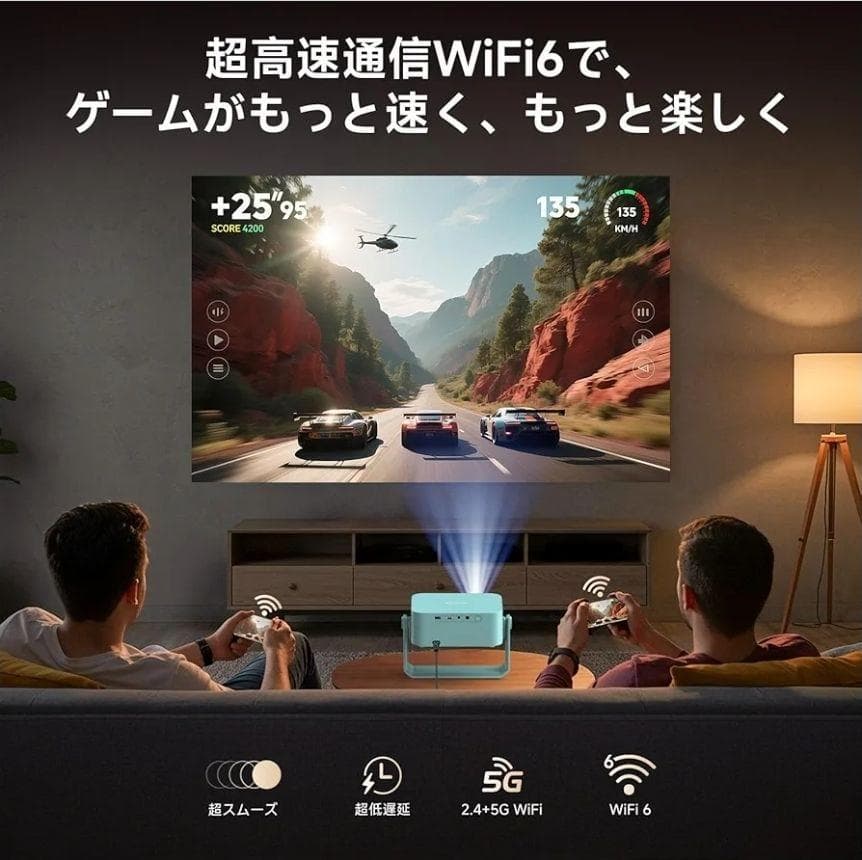 プロジェクター 1200ANSI 4K対応　Netflix公式