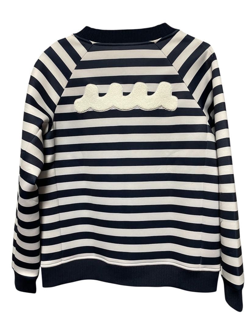 新品　MUTA ストライプ ジップアップジャケット 定価38000円