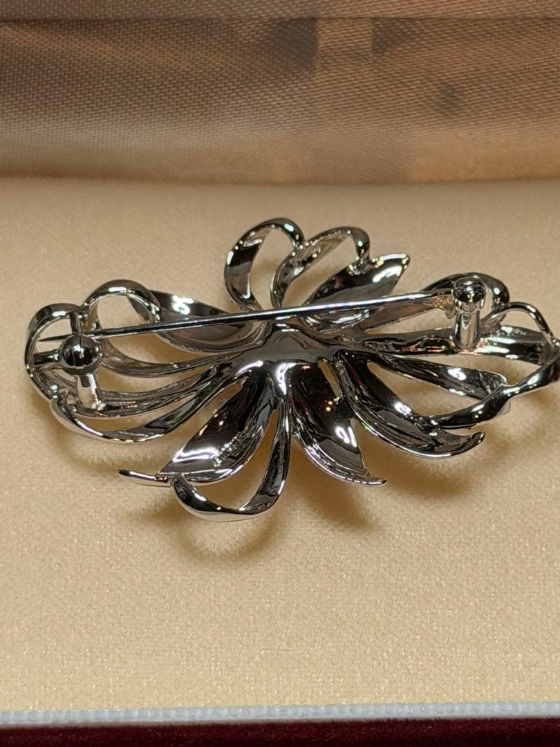 MIKIMOTO ミキモト真珠島 ブローチ シルバー パール　神宮寺勇太