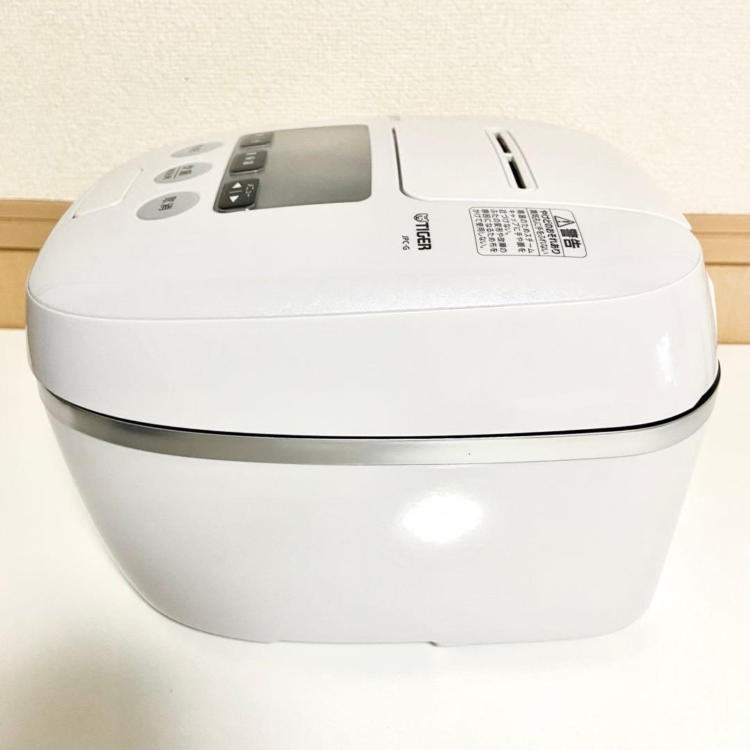 TIGER タイガー 圧力IH炊飯器 5.5合 JPC-G100WA ホワイト