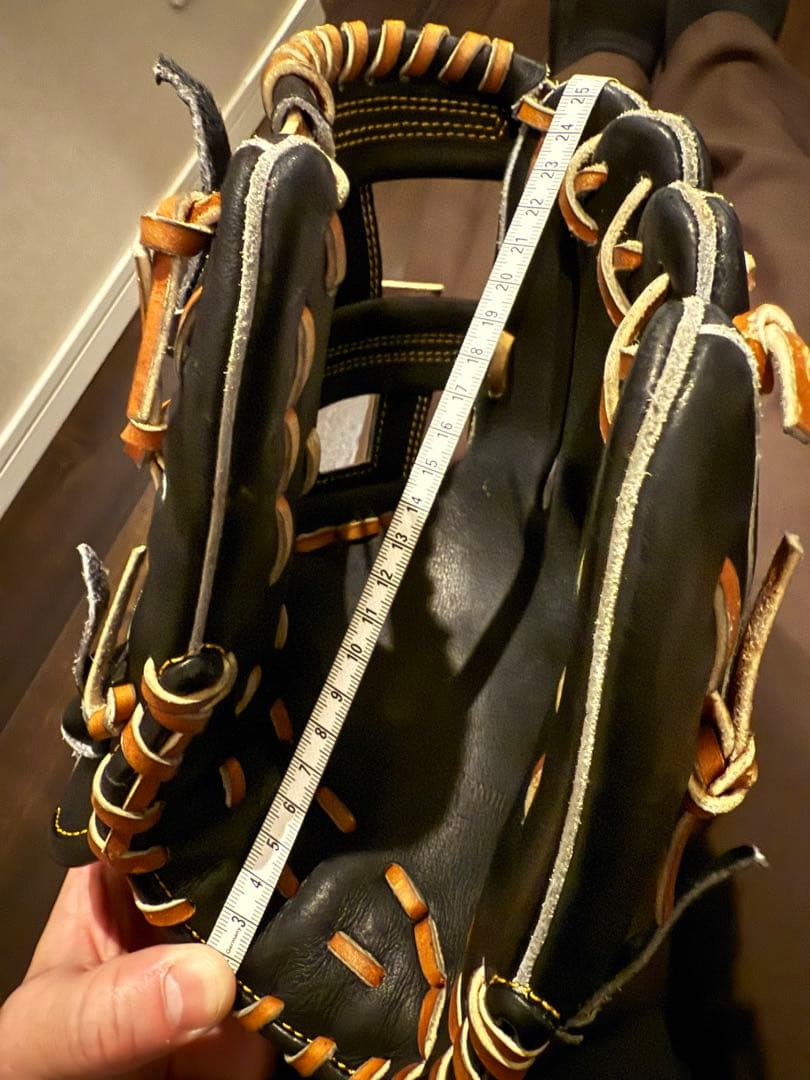 TAMAZAWA 硬式グローブ 黒/赤