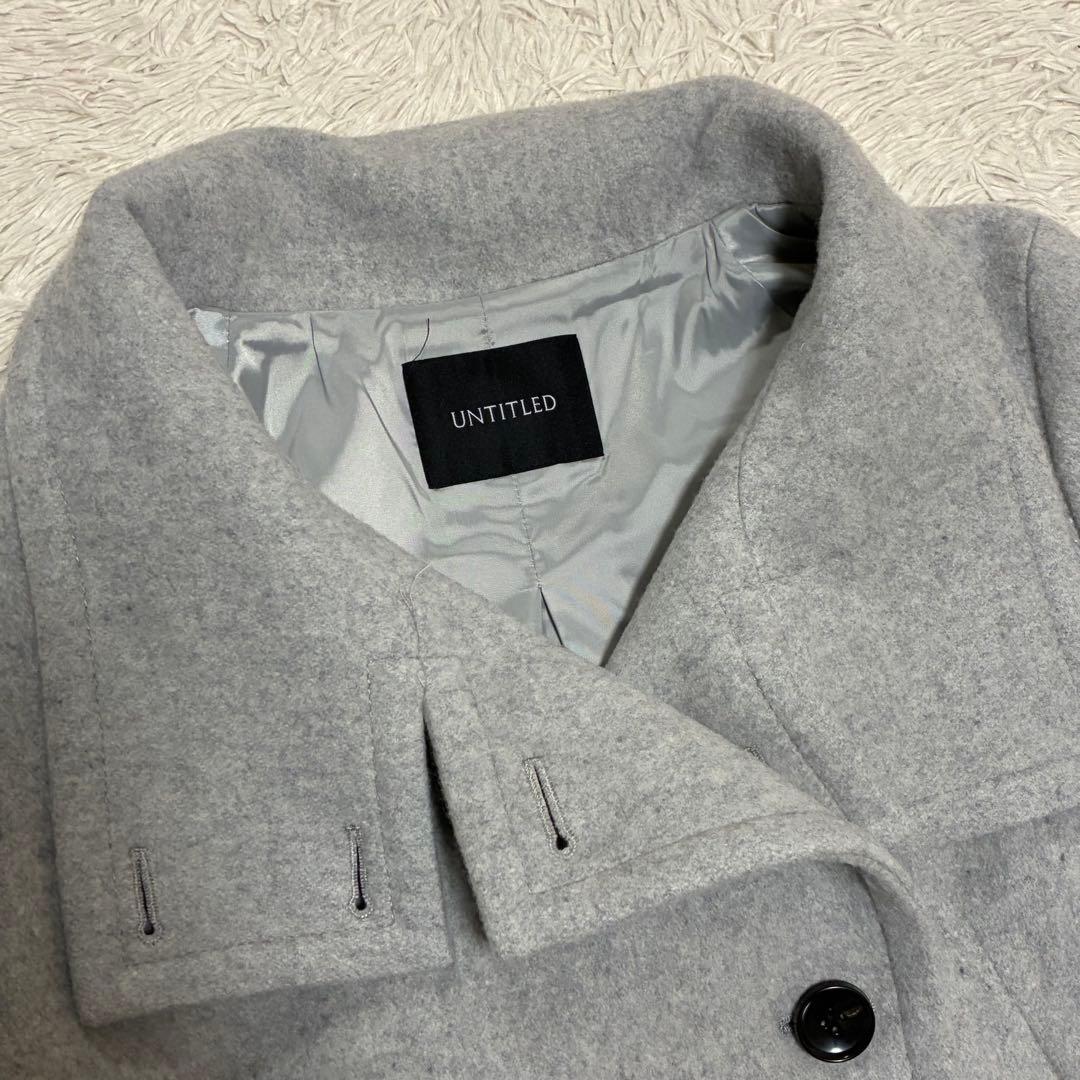 UNTITLED 2024AW 2WAYウールショートコート スーパー100’S