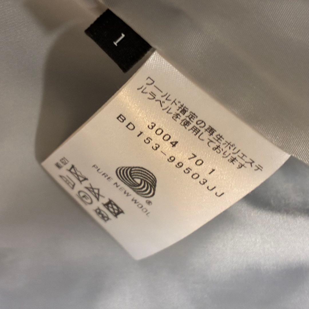 UNTITLED 2024AW 2WAYウールショートコート スーパー100’S