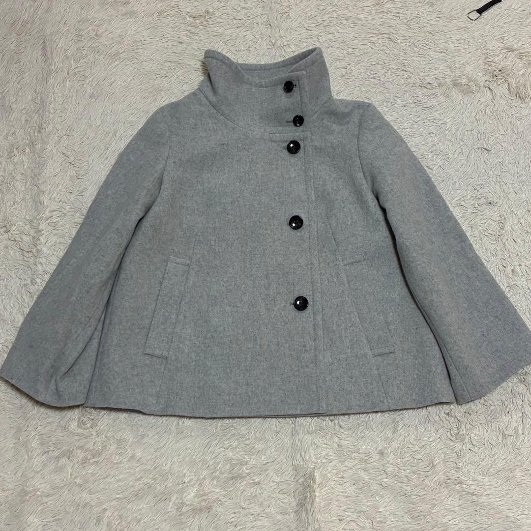 UNTITLED 2024AW 2WAYウールショートコート スーパー100’S