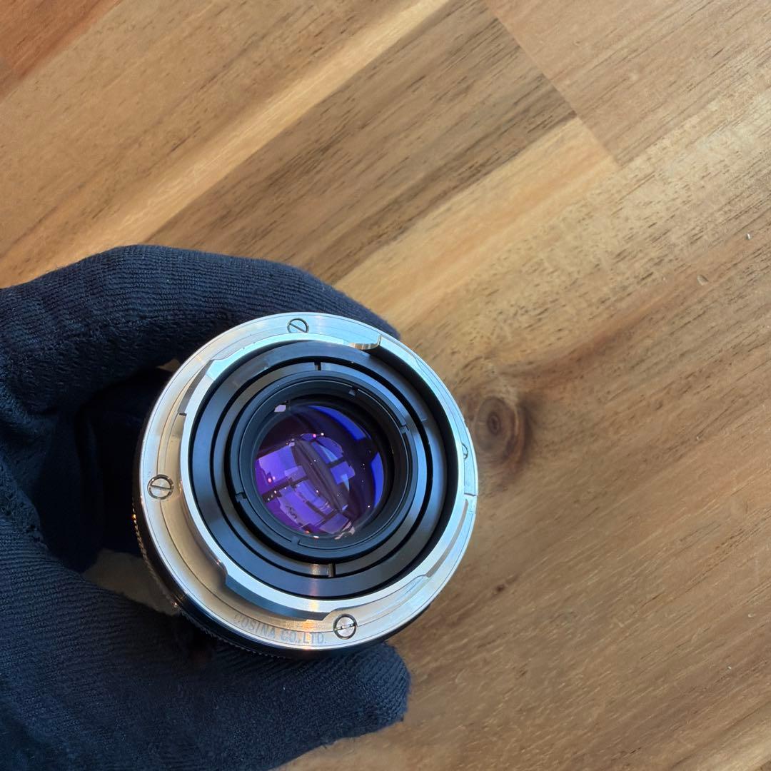 Voigtlander 50mm f1.5 II SC ニッケルメッキ仕上げ