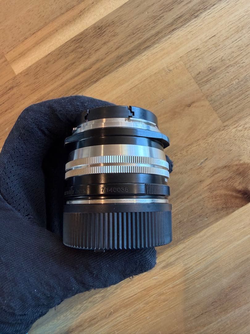 Voigtlander 50mm f1.5 II SC ニッケルメッキ仕上げ