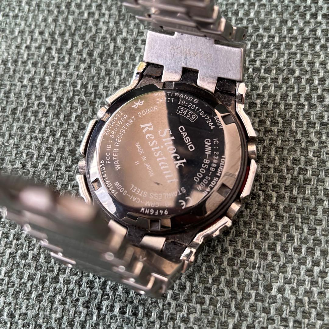 G-SHOCK GMW-B5000 1JF フルメタル シルバー 箱なし