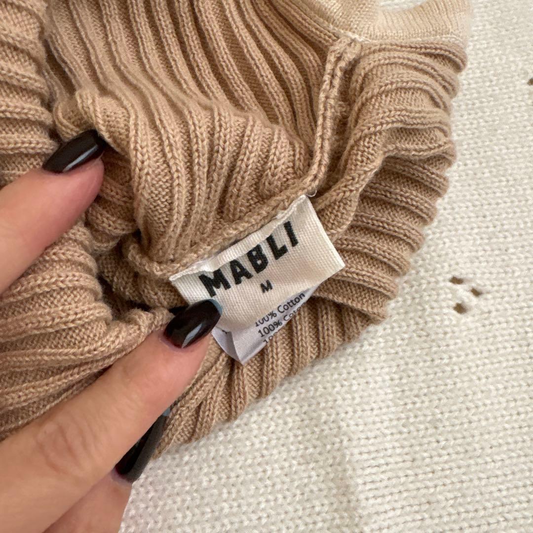 Mabli 小人ロンパース ボンネットセット