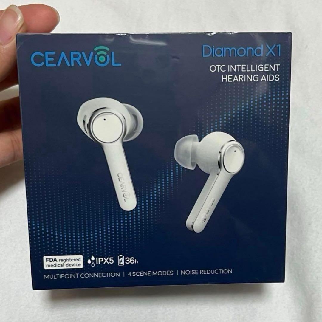 大特価！Cearvol 集音器 Bluetooth5.3 ワイヤレスイヤホン型