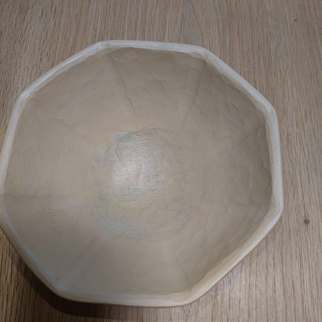 三谷龍二さん　白漆八角鉢