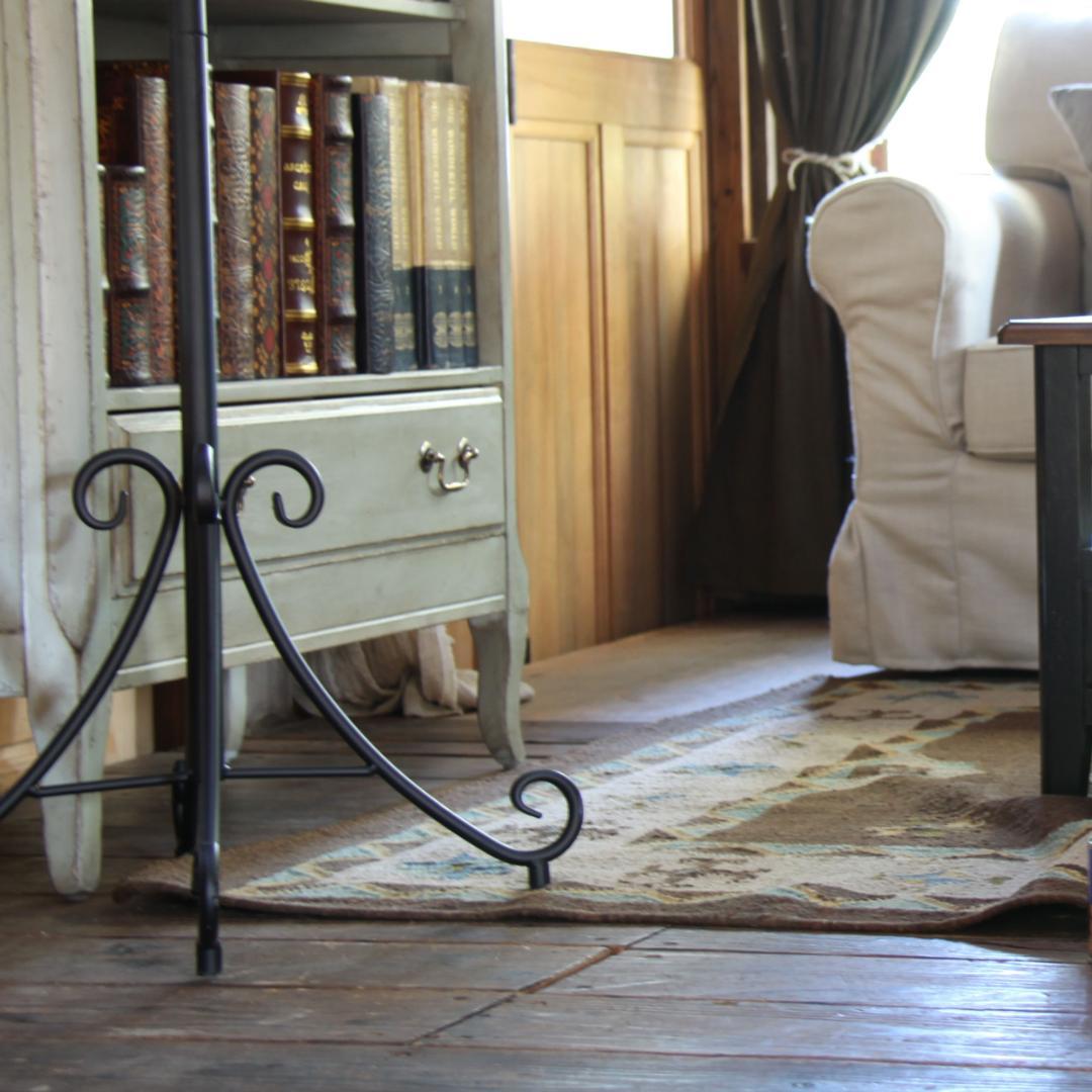 クラッシック ポールハンガー アイアン 洋服 コート 収納家具 アンティーク