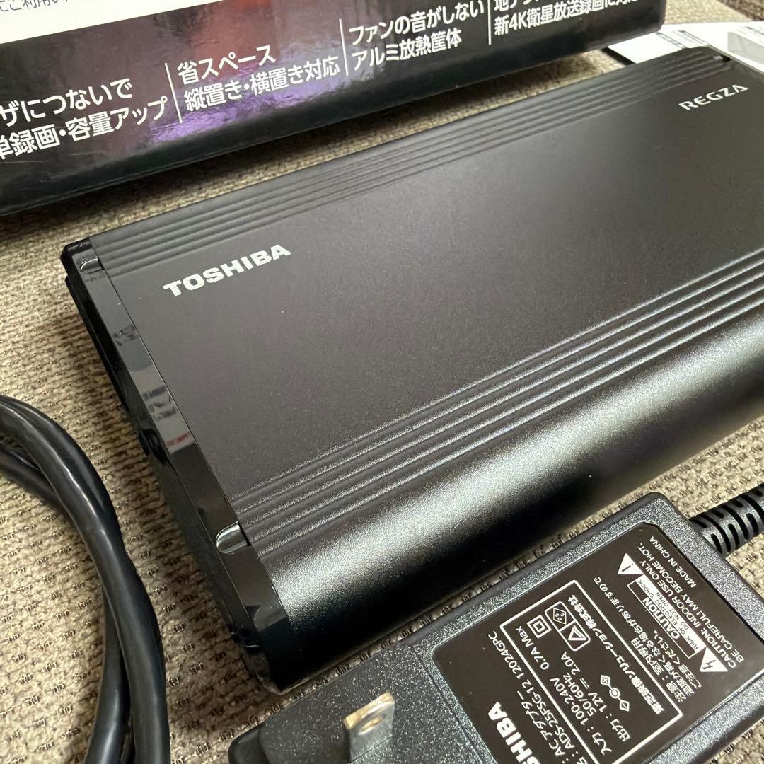 【未使用に近い】東芝 レグザ純正USBハードディスク 4TB THD-400V3