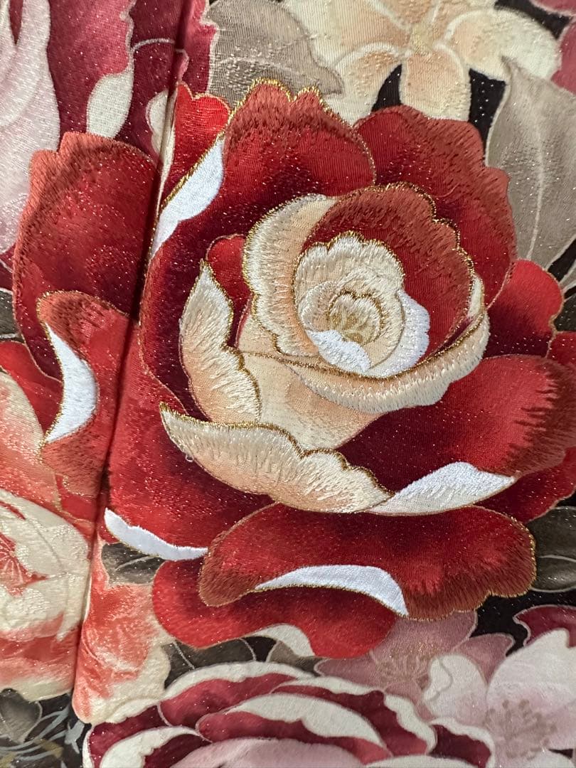 正絹　振袖　セット