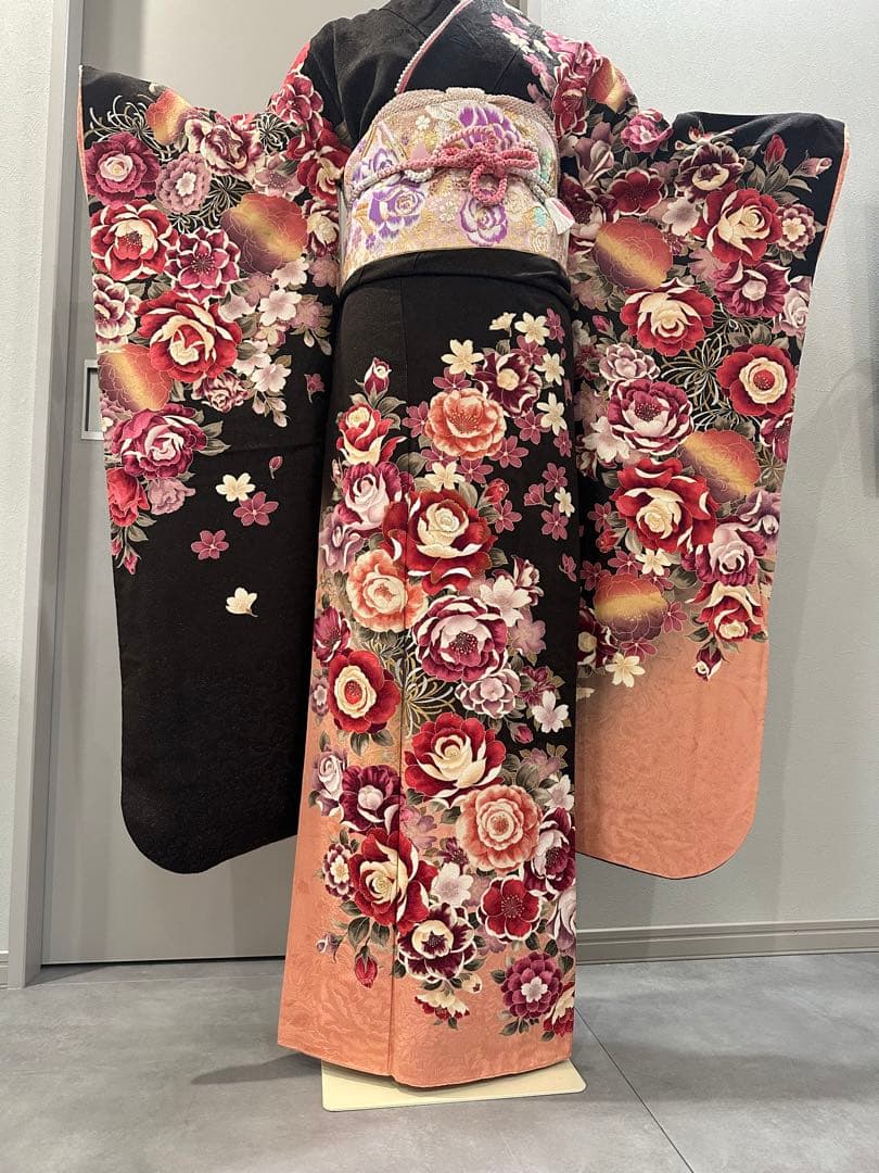 正絹　振袖　セット