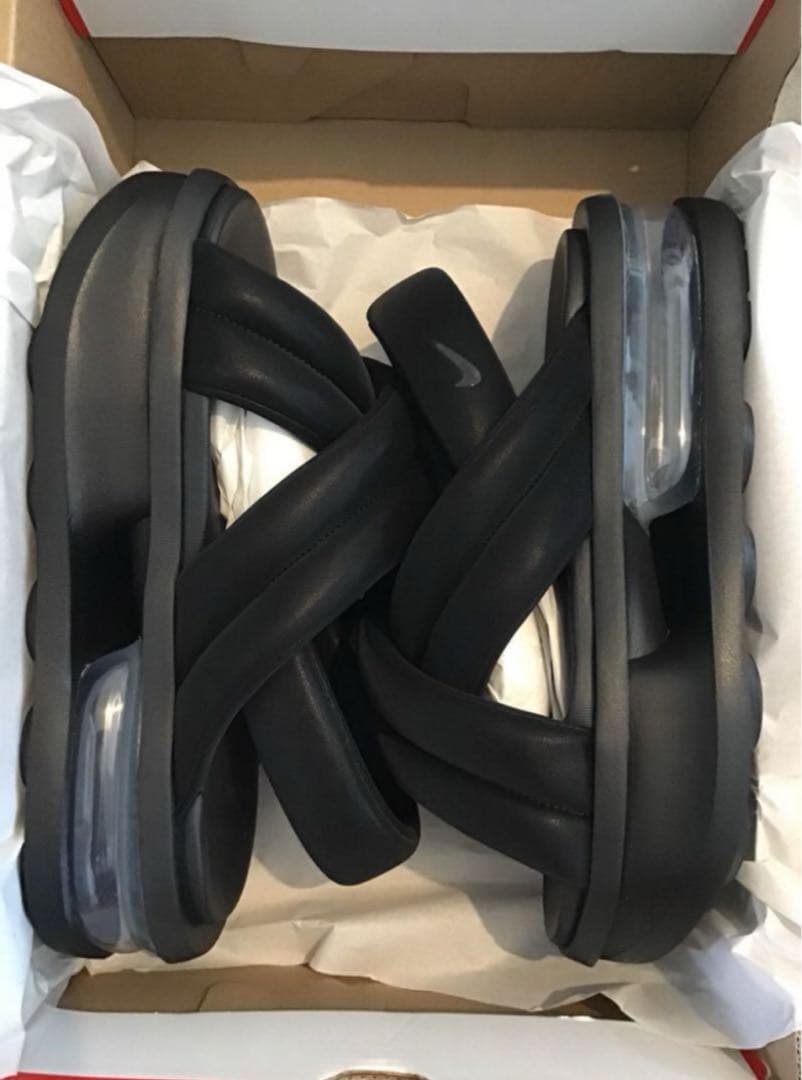 新品　エアマックス　アイラ　サンダル　ブラックブラック　23