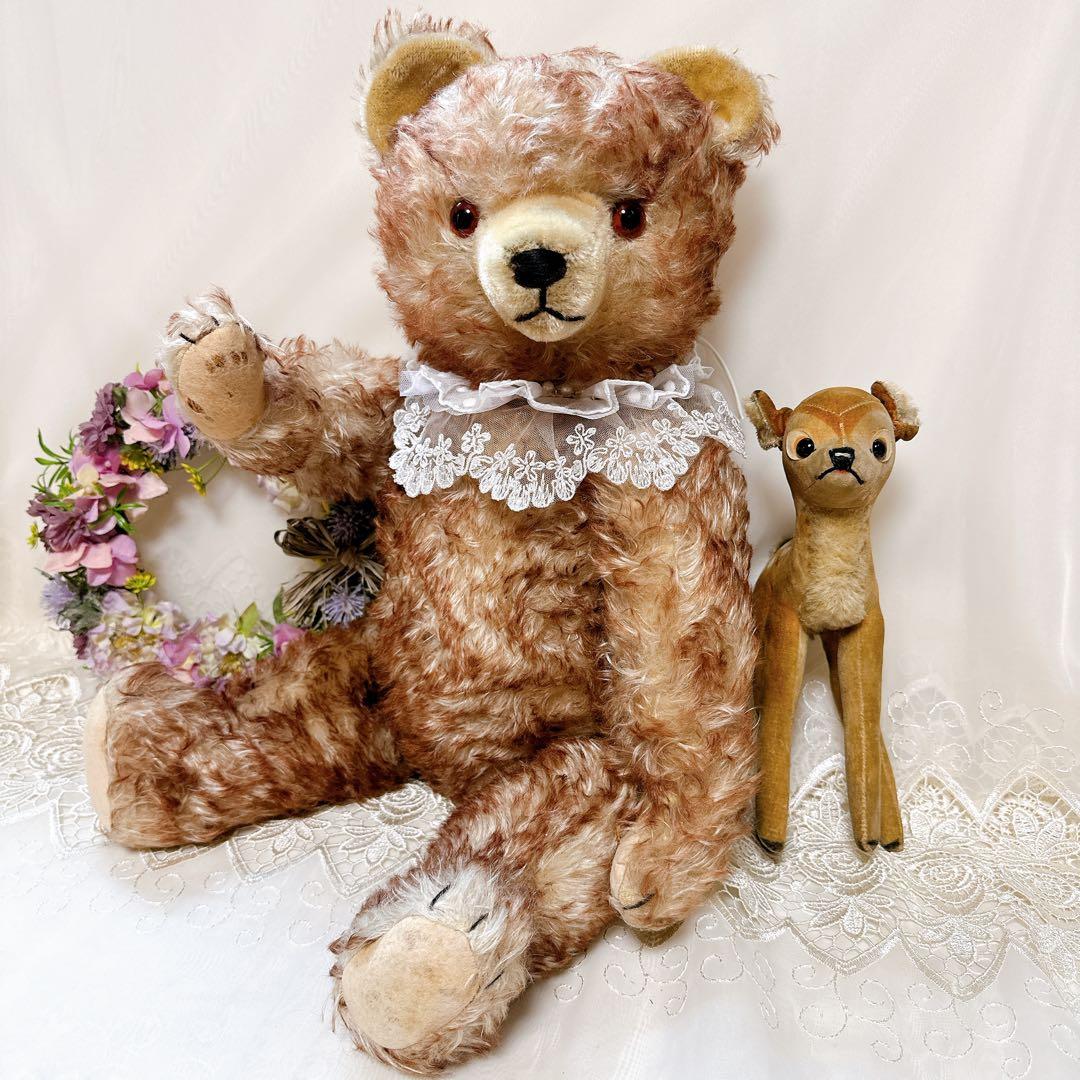 ❤️うさぽん様❤️ アンティークベア　2体セット