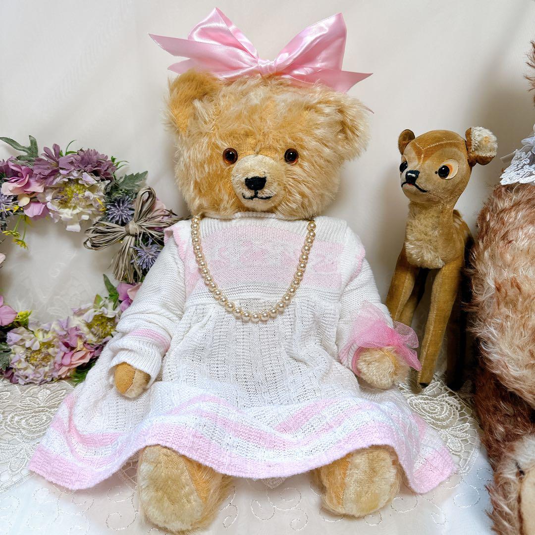 ❤️うさぽん様❤️ アンティークベア　2体セット