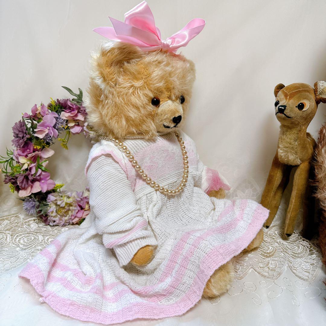 ❤️うさぽん様❤️ アンティークベア　2体セット