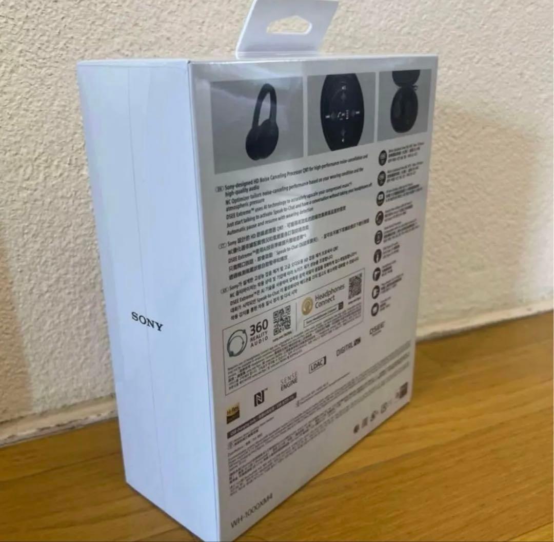 新品未開封 SONYノイキャンワイヤレスWH-1000XM4ブラック 海外モデル