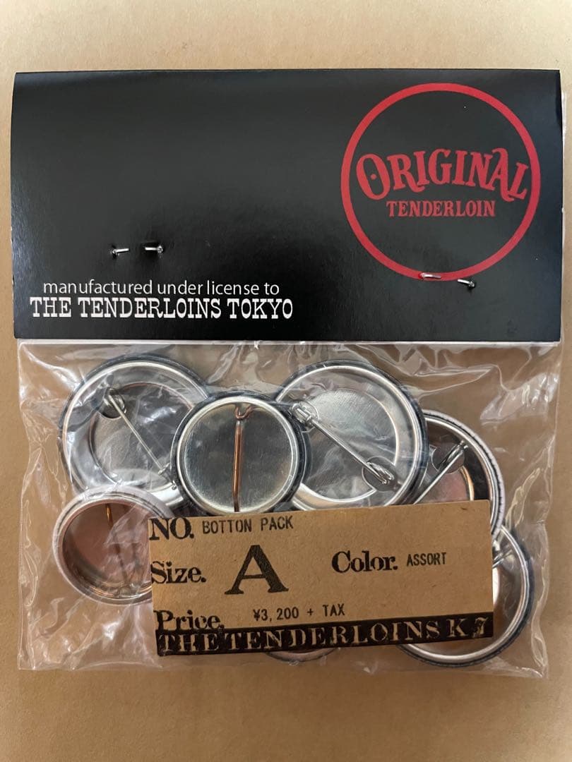 TENDERLOIN BUTTON PACK A テンダーロイン 缶バッジ