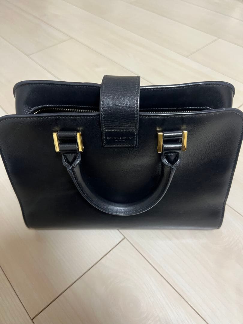 MomoCoco様SAINT LAURENT ブラックレザー ベイビーカバス