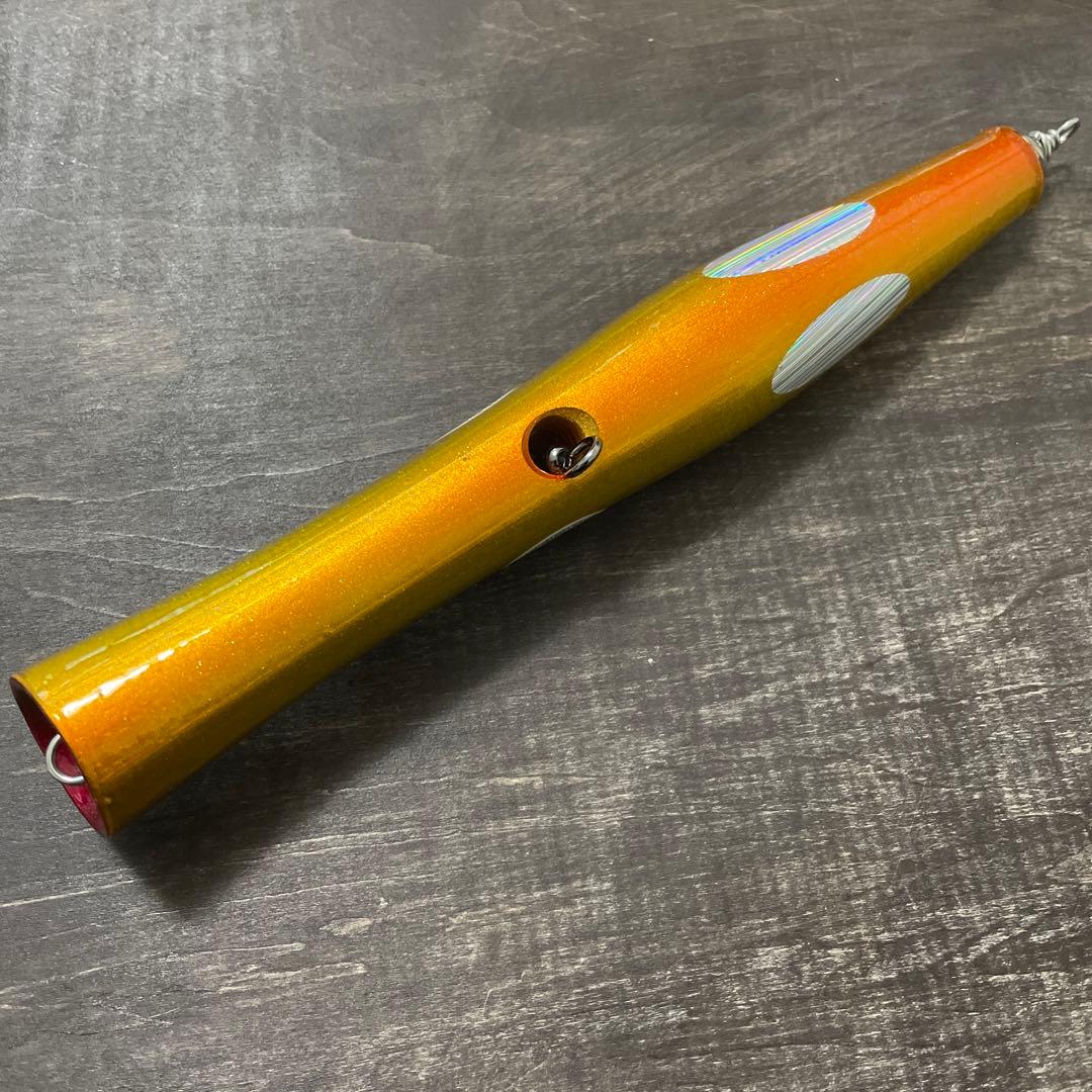 トランペット230　赤金　アルミ　貝田ルアー　G154