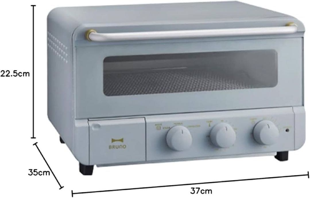 ブルーノ　スチームベイクトースター　BOE067　ブルーグレー