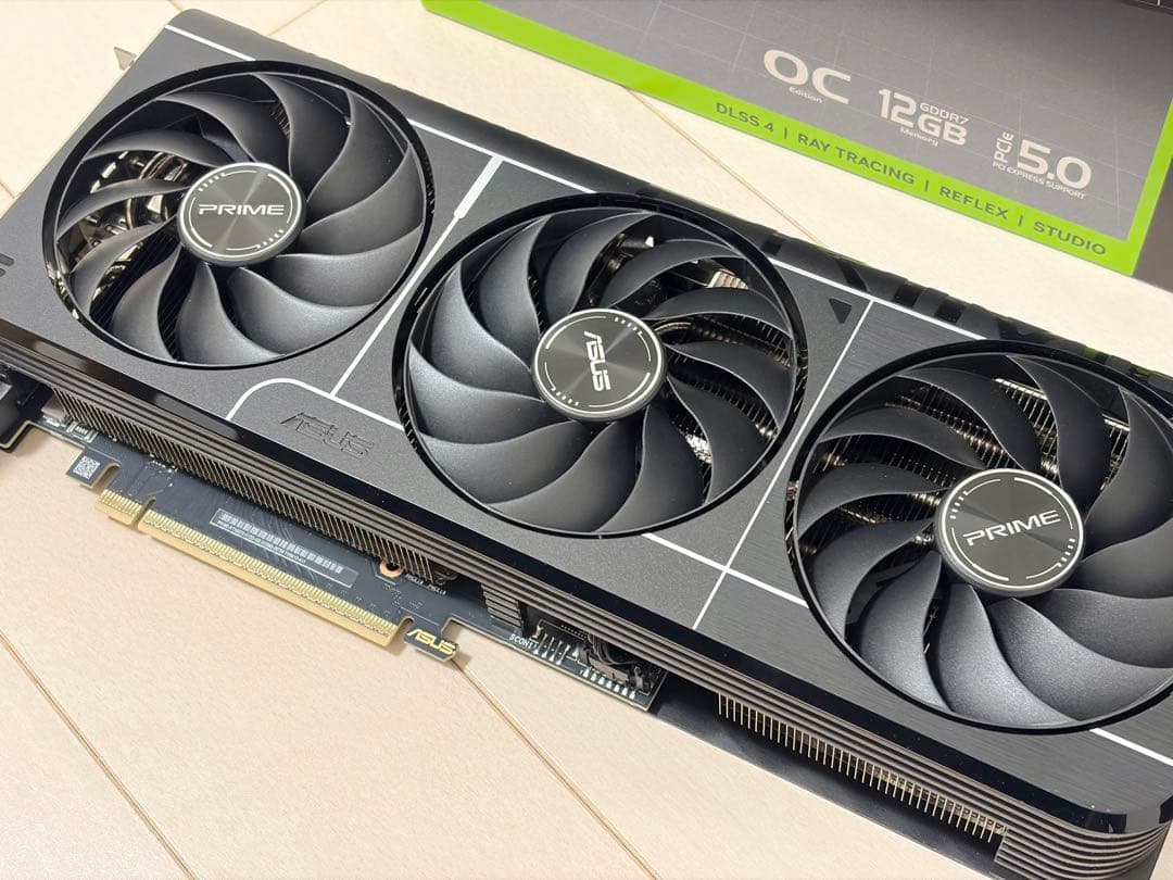 グラフィックボード・グラボ・ビデオカード ASUS PRIME GeForce RTX5070 12GB OC
