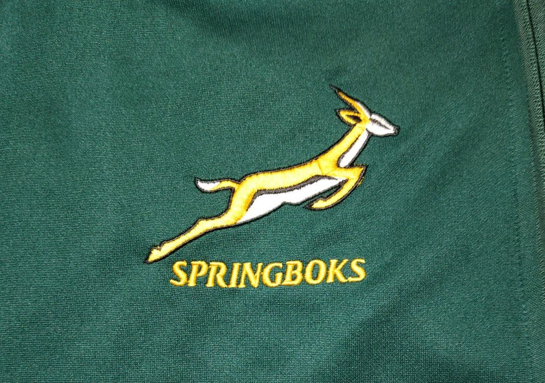 ラグビー　南アフリカ代表　アシックス　プレゼンテーションジャケット