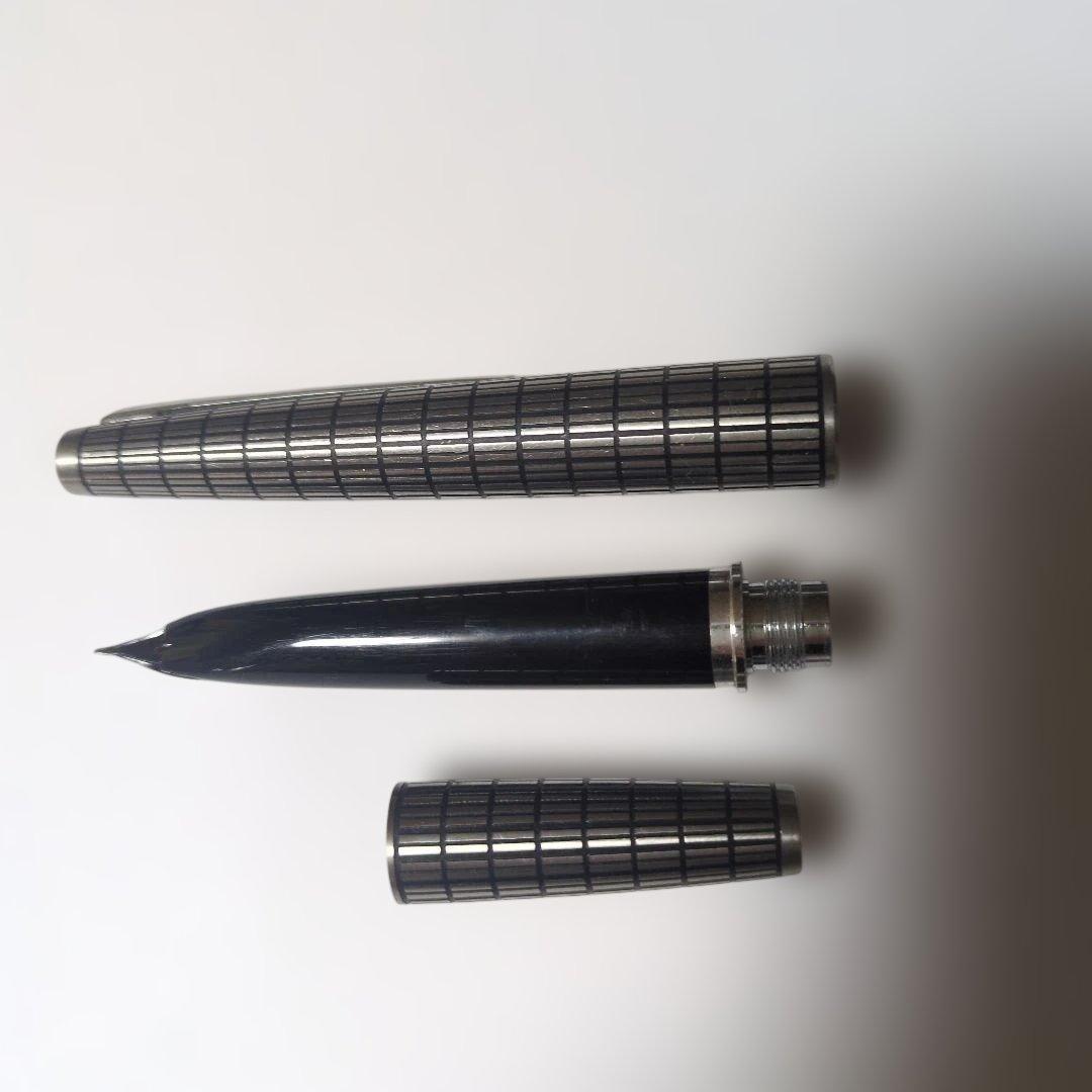 パイロット　エリート　elite 格子　万年筆　ペン先　18K 750 F