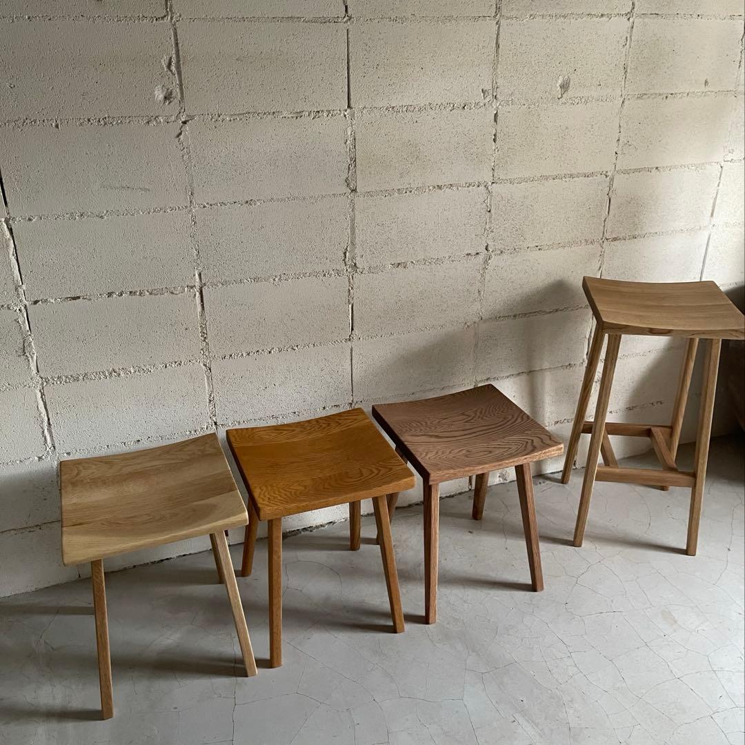 リフレッシュタイプチェア　ロータイプ　オーク無垢材　ウチダ　ナチュラル色