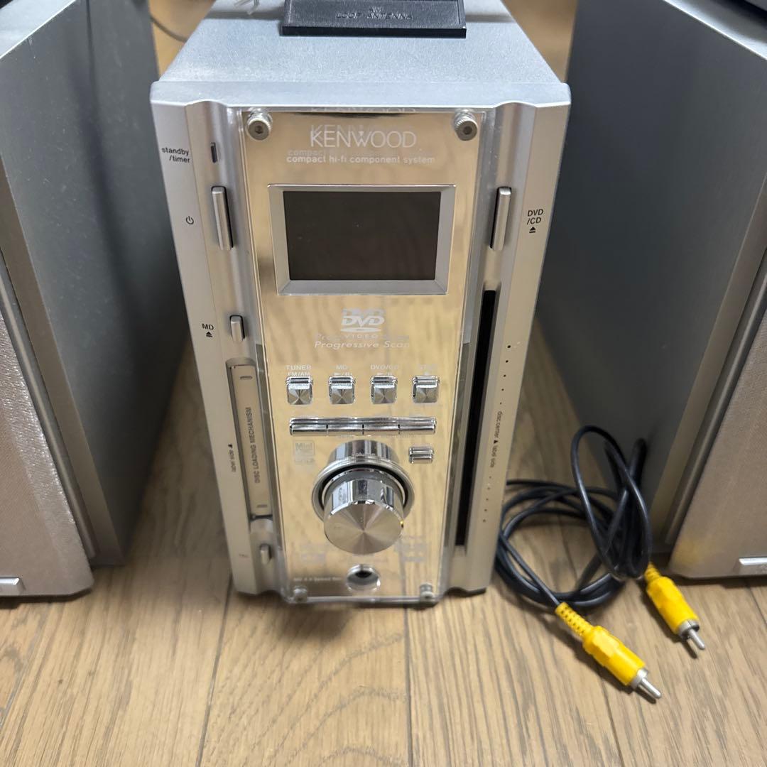 KENWOOD ミニコンポ DVDプレーヤー シルバー